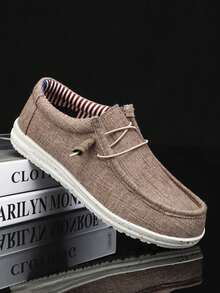 Breathable Overshoes Loafers, Comfortable Non-Slip Casual Walking Shoes, Large Size Men'S Shoes, Lovers - Khaki - View 14
