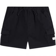 Hurley Girls' Pull On Cargo Shorts - Black - View 1