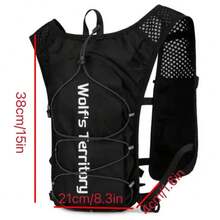 Running Vest Backpack, Hydration Vest, Running Backpack, 5L Capacity Backpack, Front Pocket For Phone, Running Hydration Vest (Backpack Only) - Black - View 4