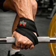 2pcs/Set Figure-8 Deadlift Lifting Straps, Barbell Row Dumbbell Training Anti-Slip Grip Straps, Gym Weightlifting Wrist Straps - Multicolor - View 3
