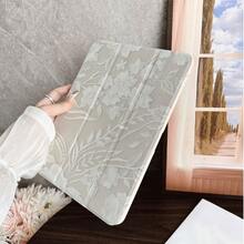 1件復古蕾絲花卉印花平板保護殼，附筆槽，兼容 iPad 10代 10.9吋 2022/Air 13(M3 2025)/Air 11(M3 2025)/11(A16 2025)，自動休眠/喚醒功能/時尚平板配件，兼容小米 5/5PR/6/6PRO/7/7PRO/Galaxy Tab S10+/S9/A9，兼容小米平板 5/6/7，兼容華為 Matepad - 彩色 - 查看 6