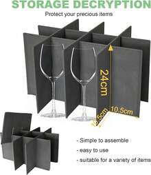 Custodie per calici - Grigio scuro 1 pezzo - Visualizzare 5