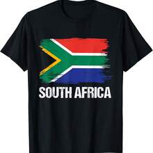 South Africa Flag Pride Patriotic Born South African Gift T-Shirt - 款式 - 查看 1