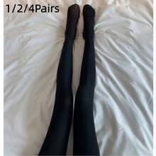 Legging Tipis Tanpa Jahitan, Ringan, dan Transparan, Elastisitas Tinggi, Pinggang Tinggi, Pelangsingan dengan Kompresi Mikro, dan Pembentuk Kaki yang Halus dan Menutupi Bentuk Tubuh. - Aprikot - View 11