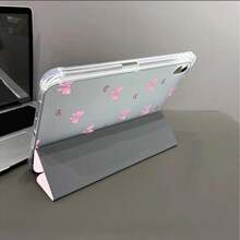 水彩粉色蝴蝶結印花平板保護殼，相容 iPad 10代 10.9 吋 2022/Air 13(M3 2025)/Air 11(M3 2025)，相容 ，相容 Oppo Pad，相容 Matepad，相容 Vivo Pad，相容 Honor Pad - 彩色 - 查看 8
