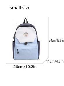 Highly Attractive Versatile Backpack. Front Zipper Pocket For Easy Access To Phone, Keys, Lipstick. Can Hold Laptop, Textbooks, Water Bottle, Umbrella. Perfect For Students/Office Workers/Travelers! - Multicolor - View 7