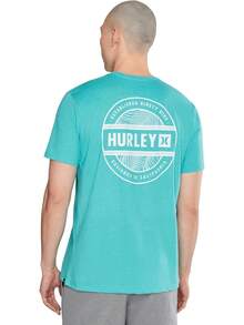 Hurley Mens Filler Short Sleeve - Barracuda Heather - View 4