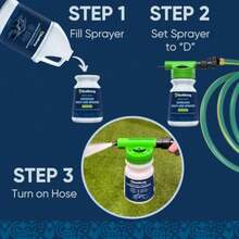 Strong Outdoor Odor Eliminator Outside Dog Urine Enzyme Cleaner Powerful Pet, Cat, Animal Scent Deodorizer Professional Strength For Yard, Turf, Kennels, Patios, Decks Gallon With Sprayer - White - View 4