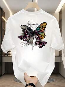 Camisa casual para hombre 100% algodón, talla S - Blanco - Ver 1