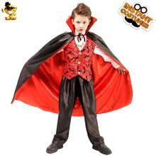Disfraz infantil de terror de Halloween, disfraz de cosplay para mascarada, traje de escenario, disfraz de actuación, disfraz de niño vampiro - EE190 - Ver 2