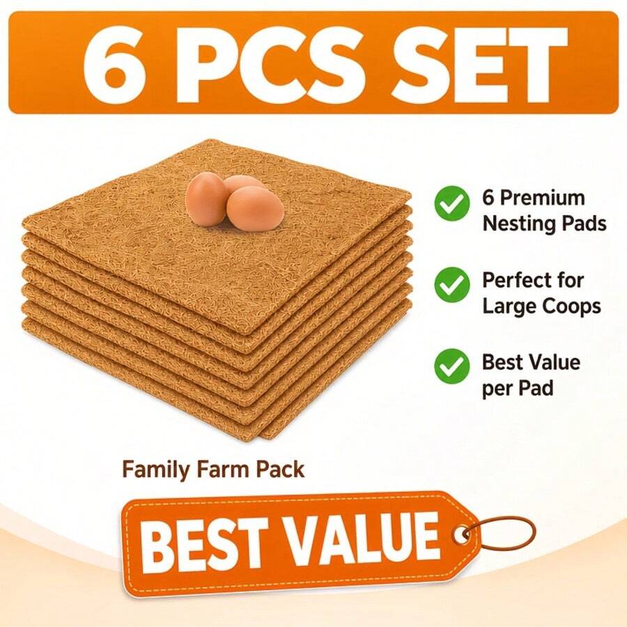 3/4/6/8 Packs Of Natural Bedding/Egg Storage Box Lining/Suitable For Most As Bedding Material - 6 Items - View 1