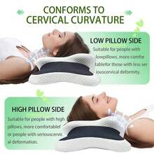 2pcs Memory Butterfly Neck Pillow Equipped With Adjustment Function Ergonomic Design Suitable For Various Sleeping Positions Individuals With Cervical Discomfort Suitable For Daily Home Sleep, Travel, Etc - One Size Fits All - View 12