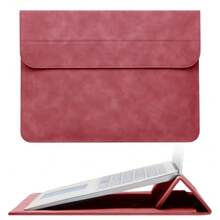Tas Pelindung Laptop 14-16 inci Tahan Air Anti Gesekan Kompatibel dengan Apple Air Pro HP 13 14 15 16 inci Laptop Tablet PC - Merah - View 1
