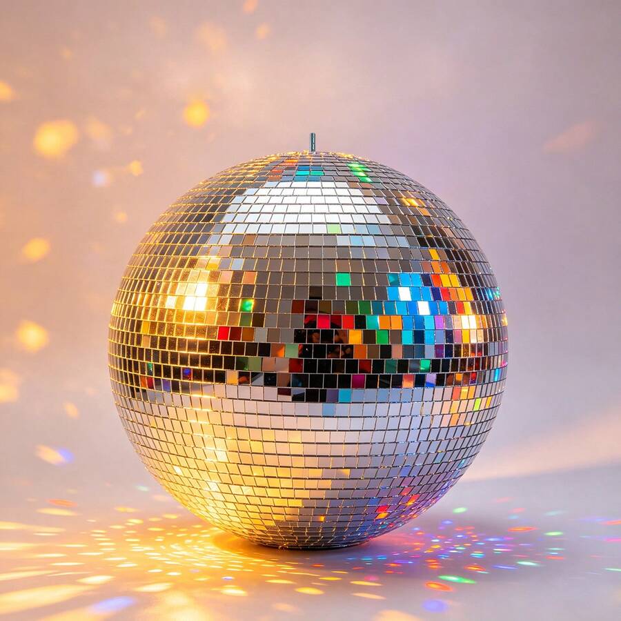 1pc/6pcs Silver Disco Ball, Hanging Party Decoration, Suitable For Christmas, Birthday Party, Halloween Decoration And Other Large Party Hanging Decor. Ideal For Adding Vintage Charm To Parties, Disco Theme Decor Or Home Decor. Also Perfect For Hanging In Dance Studios, Clubs, 2026 Graduation Prom Decor, Outdoor Garden Decor, Room Decor