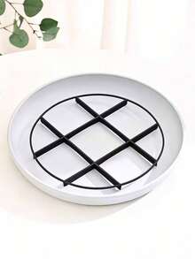 1/5/10 piezas Bandeja para macetas con diseño de rejilla - Bandeja anti-podredumbre de raíces, soporte para macetas, rejilla de drenaje redonda transpirable, soporte elevador para macetas, accesorios para plantas en macetas de interior/exterior, bandeja para plantas, artículos esenciales de jardinería de interior - A - Ver 5