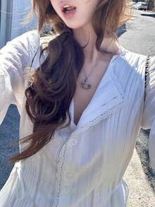 Women Blouses & Shirts - White - View 3