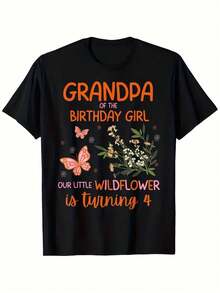 Vibrant Monarch Butterfly Print, Lightweight And Breathable, Short Sleeve, Round Neck, Casual T-Shirt For Everyday Wear, Outdoor Sports, Spring/Summer/Autumn, Sizes XL - 5XL - 黑色19 - 查看 1