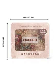 MORDDA 12色莫蘭迪圖案凝膠指甲油，高飽和度半固態美甲凝膠，專業美甲沙龍使用 - 彩色 - 查看 10