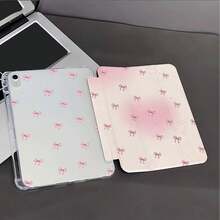 極簡粉色蝴蝶結與愛心平板保護殼，相容 iPad 10代 10.9 吋 2022/Air 13(M3 2025)/Air 11(M3 2025)，相容 、Pad、Matepad、Pad、Honor Pad - 彩色 - 查看 7