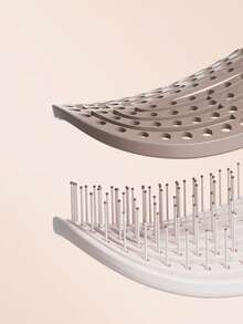 Detangling Comb For Fine And Thick Hair, Ventilated Quick-Drying Hair Brush, Suitable For Thick And Fine Hair, Curly And Straight Hair, Wet And Dry Hair, Smooth And Detangle, Suitable For All Hair Types (Wet, Dry And Damaged Hair), Unisex, Women's Travel Comb - Multiple Styles - View 9