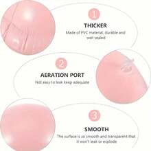 1pc/2pcs Inflatable Pregnant Belly, PVC Material, Realistic Pregnant Belly, Performance Prop, Party Entertainment Supplies, Fun Decoration - View 4