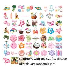60Coconut Girl Stickers Summer Stickers Cute Stickers Fun Stickers Beach Stickers Cartoon Stickers Aesthetic Stickers Vinyl Stickers For Water Bottles, Hydro Flasks, Guitars, Luggage, Phones, Phone Cases, Laptops, Skateboards, Etc., Gifts - Pink - View 4