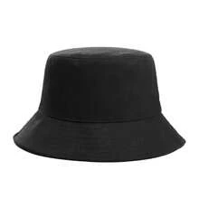 1pc Outdoor Wide Brim Bucket Hat, Sun Protection Sun Hat, Summer Casual Hat, Solid Color Bucket Hat - Multicolor - View 4