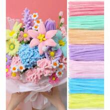 80/300/400/575pcs Pipe Cleaner Sticks Pink Floral Handmade Set With Tutorial Video, Graduation Season Back To School Crafts, Student And Family Holiday Gift, Photo Frame Floral Decoration, Travel Souvenir Gift - Multicolor - View 12