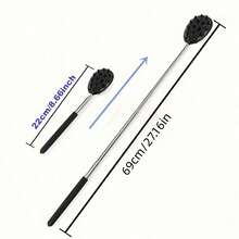 1pc Extendable Back Scratcher With Massage Head, Anti-Slip Rubber Handle Portable Body Massager, Suitable For Home And Travel, Easy To Carry, Great Gift, Household Essential. 1/2/3Pcs - Multiple Styles - View 5