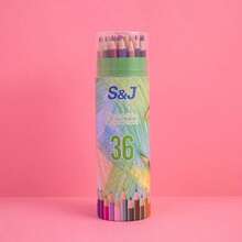 Oil-Based Colored Pencil Set 12/18/24/36/48 Colors Student Drawing 18 Colors 24 Colors 36 Colors Pencils Coloring Bucket Pack Colored Pencils Back To School Season Essential - Multicolor - View 10