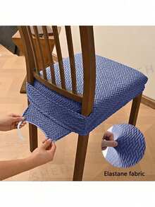 1pc Non-Slip Dining Chair Cover, Soft Plaid Pattern, Elastic Chair Cover, Suitable For Office And Home Chairs, Beautiful High Elastic Soft, Can Replace Old Surface, Protects Chair, Aesthetic Home - Multicolor - View 20