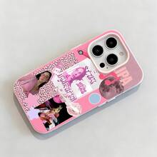 Funda para teléfono con estampado de gafas de sol de panda, compatible con Samsung, Apple, VIVO, OPPO, , Transsion, ,  y Honor. Fabricada en TPU, ofrece protección contra golpes y caídas. Un regalo ideal para familiares y amigos. - Rosa - Ver 6