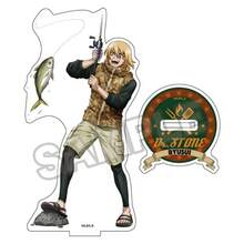 Anime Dr Stone Acrylic Stand Senku Ishigami Chibi Figure BBQ Theme Rantaro Desk Sign Plate Ornament Fans Collectible Gift Set - Multicolor - View 5