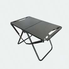 Lightweight Outdoor Folding Table, Integrated Storage Design, Easy To Carry For Travel, Thickened Iron Frame Stable And Non-Wobbling, Wear-Resistant And Pressure-Resistant, Not Easily Deformed, Rust-Resistant And Corrosion-Resistant, Durable, Suitable For Lawn Picnic, Backyard BBQ, Park, Self-Driving Tour, Leisure Table - Multicolor - View 12