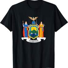 New York State Flag T-Shirt - Shape - View 1