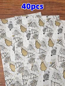 Christmas White Christmas Tree Pattern Tissue Paper, 50.8 Cm X 35.56 Cm Gift Wrapping Paper, Suitable For Christmas Weddings, Valentine'S Day Gifts, Birthday Gift Packaging, Bouquet Packaging, Gift Bag Filling, And Party Gifts - Christmas Tree - View 15