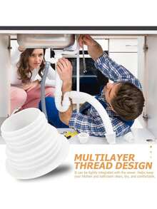 1pc Universal Silicone Drain Pipe Seal Ring For Kitchen, Bathroom, Washing Machine, Anti-Odor Drain Plug, Durable Material, Say Goodbye To Drain Odor Trouble - Sealing Ring - View 7