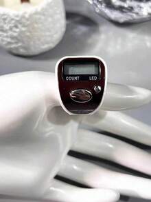 Multi-Color Optional Ring-Style LED Digital Counter, Wearable Manual Electronic Tally Counter, One-Click Reset To Zero, Clear Nighttime Reading Without Eye Strain, Compact Lightweight Long Battery Life Durable Model, Macaron Matte Solid Color Versatile Design, Suitable For Buddhist Prayer Counting / Crochet Stitch Counting / Exercise Tracking / Nighttime Work Counting / Daily Portable Counting - Multicolor - View 10