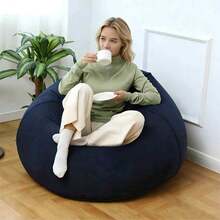 Thickened Durable PVC Inflatable Bean Bag Sofa, Super Soft Comfortable Slouchy Chair, Wear-Resistant, Suitable For Home, Yard, Camping And Multiple Scenarios, Iridescent Color Inflatable Slouchy Sofa, Home Single Person Inflatable Lounge Chair, Living Room Leisure Inflatable Seat - Multicolor - View 8