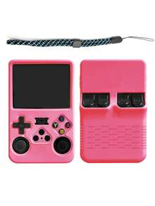 1 chiếc bao silicon mềm bảo vệ cho máy chơi game cầm tay retro R36S, chống sốc chống trầy chống rơi chống trượt, cắt chính xác cho tất cả các nút, thân thiện với da chống vân tay dễ vệ sinh, đi kèm dây đeo, nhiều màu sắc - Xem 12