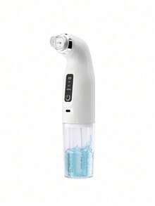 LEVIATECH 6-In-1 Multifunctional Water-Based Blackhead Remover, Water Circulation Pore Vacuum Cleaner, Synchronized Suction And Rinsing, Oil-Water Separation, Deep Facial Cleansing, USB Rechargeable Beauty Device - White - View 13