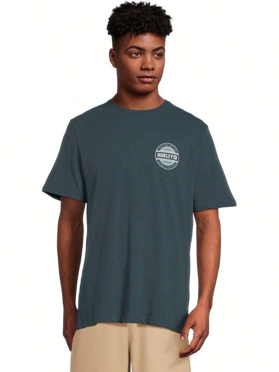 Hurley Mens Filler Short Sleeve - 裝甲海軍 - 查看 1