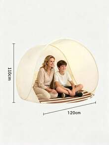 Beach Parasol, Lightweight Easy-To-Install Picnic Sunshade, Bohemian Style Portable Beach Tent (All-In-One, No Assembly Required), Essential For Summer Camping And Outdoor Picnics, Suitable For Beach, Lawn, Garden And Balcony - Open Trumpet - View 11