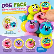 1 buah Mainan Squishy Wajah Hantu, Set Mainan Squishy Lucu Acak, Mainan Penghilang Stres dengan Tema Ekspresi Campuran, Cocok untuk Anak-anak dan Dewasa, Hadiah Wisuda yang Luar Biasa (Pengiriman Acak) - MultiWarna - View 8