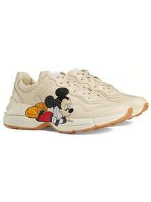 Gucci Disney X Gucci Rhyton Mickey Mouse Sneakers Men White/Grey/Black Casual Streetwear - Default - 查看 3