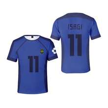 Nagi 3D Printed Anime Blue Lock Soccer Jersey For Men And Women, Short Sleeve, Sporty Style, Y2k, Harajuku, Cosplay. - L50324094657 - 查看 1