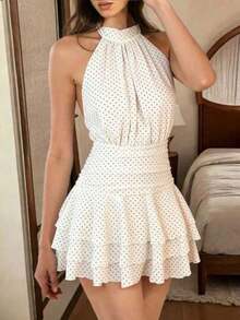 Women Midi Dresses - 白色的 - 查看 1