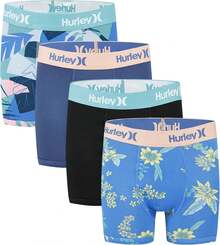 Hurley Boys' Multi-Pack Performance Boxer Briefs - Santiago - View 4