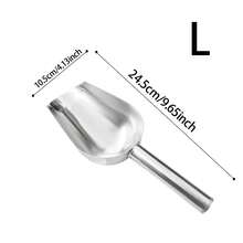 1/3pcs Heavy Duty Stainless Steel Ice Scoop - Thick & Durable Multi-Purpose Serving Spoon/Scoop With Ergonomic Handle, Large Curved/Pointed Design, Suitable For Ice, Pet Food, Grains, Flour, Popcorn, Sugar, Beans, Rice - Ideal For Kitchen, Freezer, Pet Food - Easy To Clean & Scratch-Resistant Design - Suitable For Home Or Commercial Use - Heavy Duty Construction, Long-Lasting, Multi-Purpose Serving - Multicolor - View 13