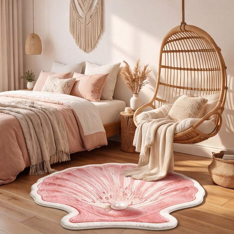 1 buah, Karpet Imitasi Kasmir Berbentuk Kerang yang Lucu, Dekorasi Mutiara 3D, Lembut dan Anti Selip, Karpet yang Dapat Dicuci, Cocok untuk Kamar Anak, Ruang Tamu, Dekorasi Kamar Tidur, Gaya Sehari-hari Sepanjang Musim, Karpet, Permadani, Karpet Ruang Tamu, Alas Dapur, Karpet Kamar Tidur, Alas Kamar Mandi, Permadani Kamar Tidur, Dekorasi Ruangan, Permadani Ruang Tamu, Permadani Dapur, Permadani Lorong, Permadani yang Dapat Dicuci, Permadani Boho